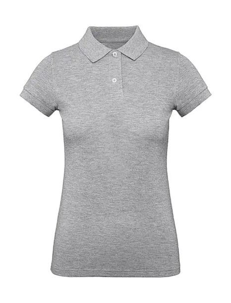  Organic Inspire ženska polo majica od organskog pamuka, 170 g/m² - B&C Heather Grey