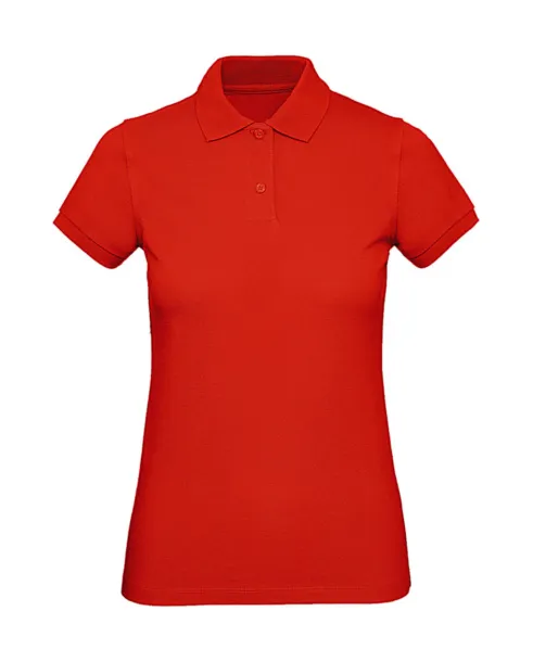  Organic Inspire Polo /women - B&C Fire Red