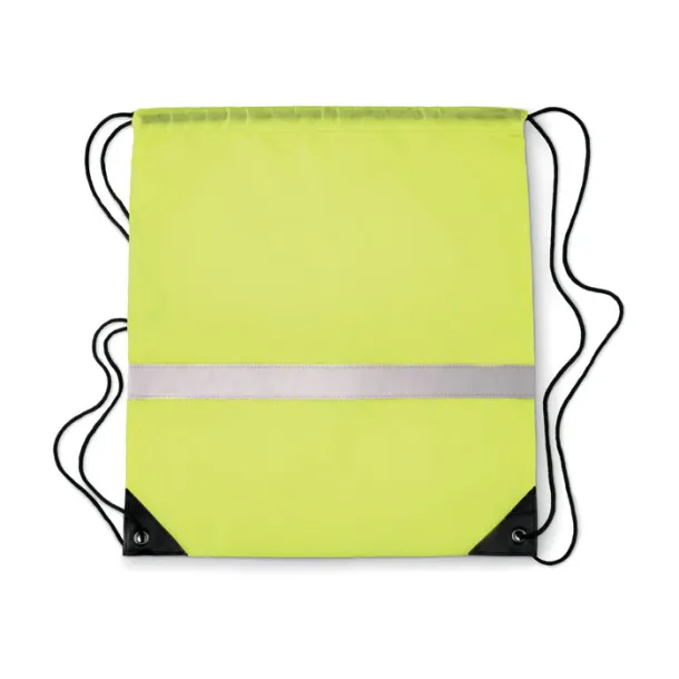 STRIPE Drawstring reflective stripe Neon yellow