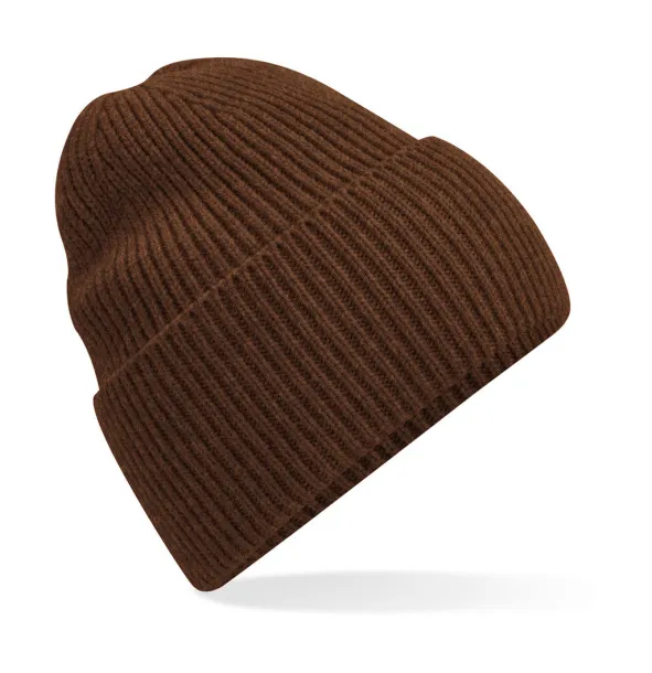  Oversized Cuffed Beanie - Beechfield Walnut