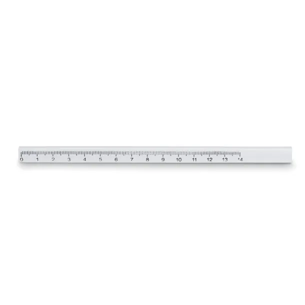 MADEROS Carpenters pencil with ruler White