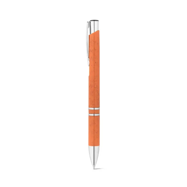 BETA WHEAT Ball pen in wheat straw fibre and ABS Orange