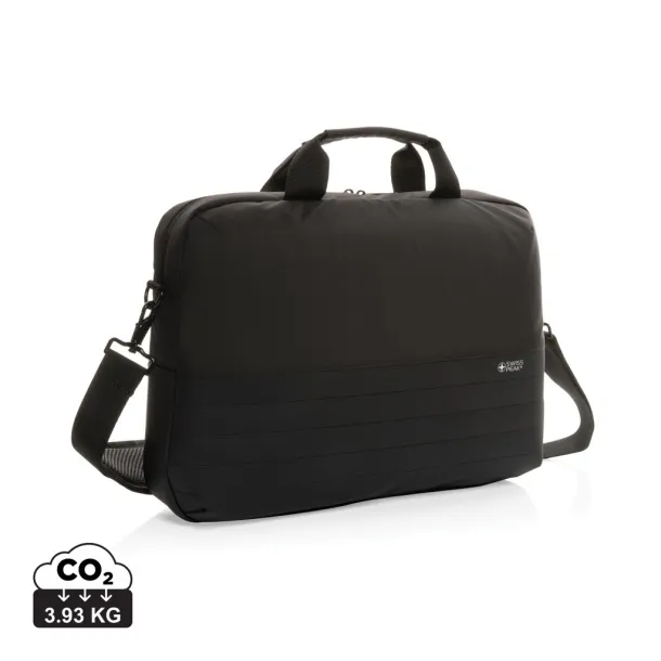  Swiss Peak AWARE™ RFID 15.6' laptop bag - Swiss Peak Black 