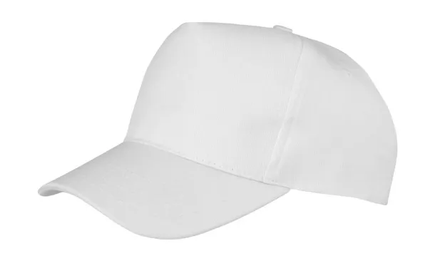  Boston 5-Panel Printers Cap - Result Headwear Bijela