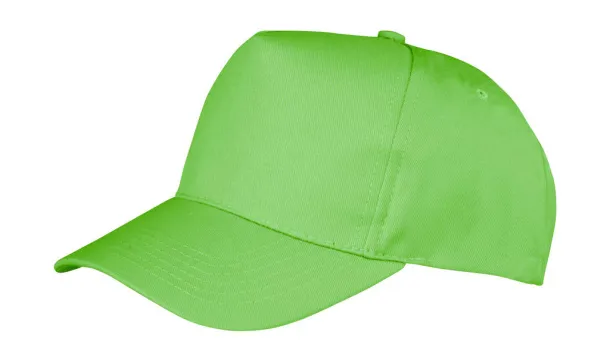  Boston 5-Panel Printers Cap - Result Headwear Lime