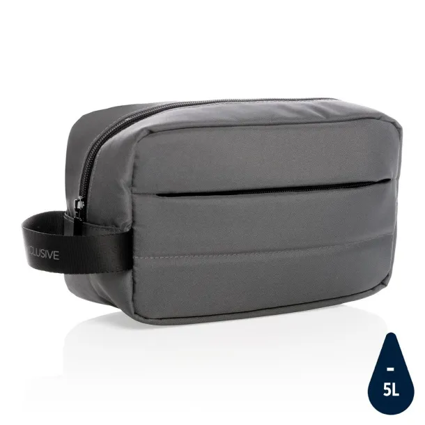  Impact AWARE™ RPET toiletry bag - XD Xclusive Anthracite 