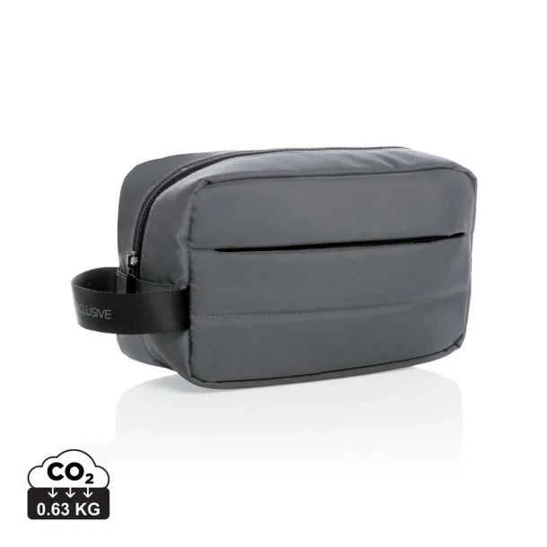  Impact AWARE™ RPET toiletry bag - XD Xclusive Anthracite 