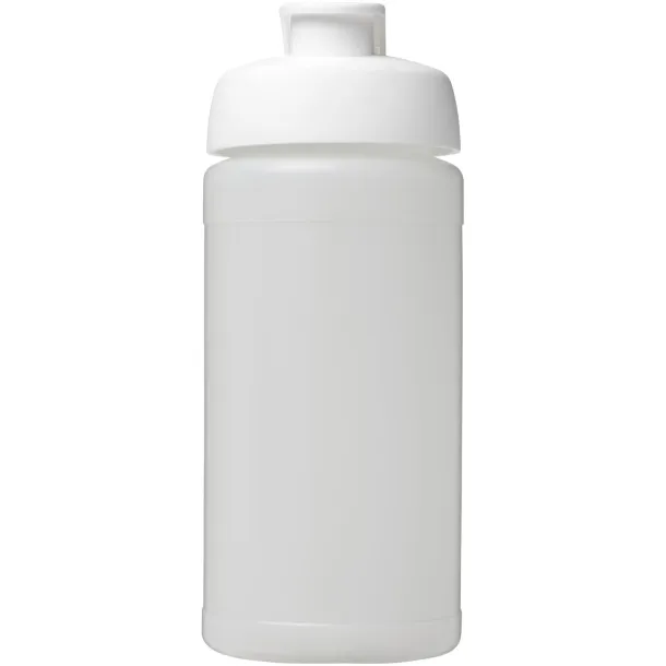 Baseline® Plus 500 ml flip lid sport bottle - Unbranded White White