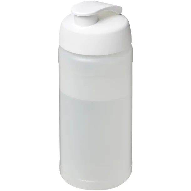 Baseline® Plus 500 ml flip lid sport bottle - Unbranded White White