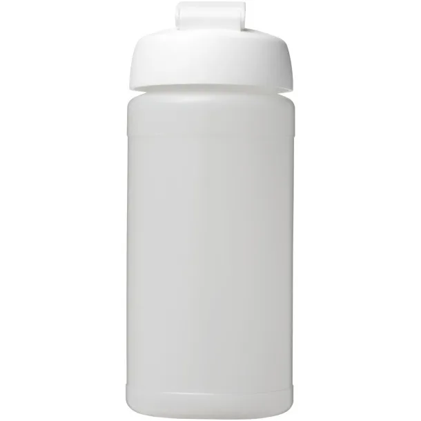 Baseline® Plus 500 ml flip lid sport bottle - Unbranded White White