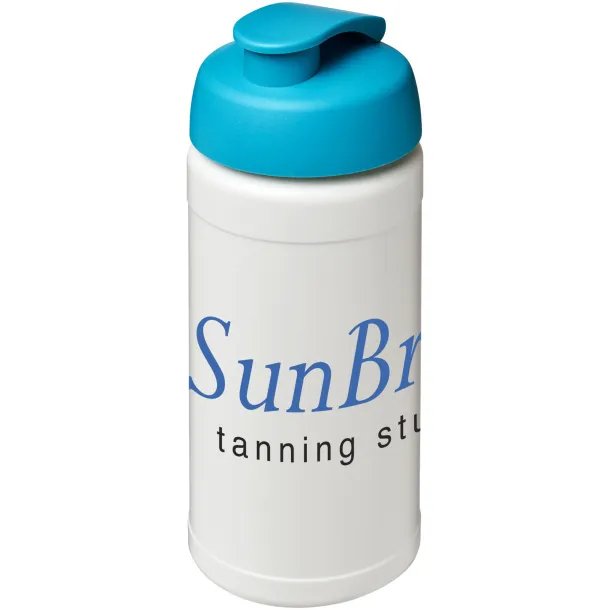 Baseline® Plus 500 ml flip lid sport bottle White Aqua