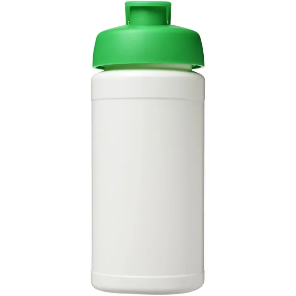 Baseline® Plus 500 ml flip lid sport bottle - Unbranded White Green