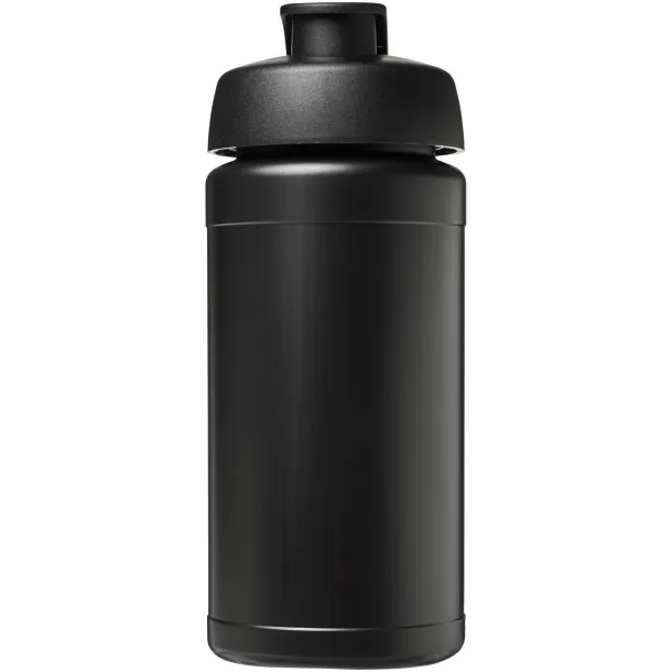 Baseline® Plus 500 ml flip lid sport bottle Solid black