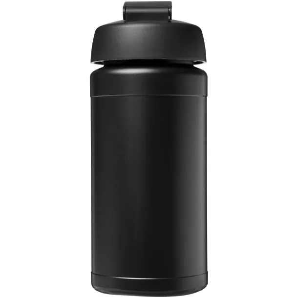 Baseline® Plus 500 ml flip lid sport bottle Solid black