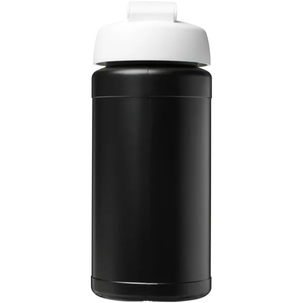 Baseline® Plus sportska boca s automatskim poklopcem, 500 ml - Unbranded Solid black Bijela