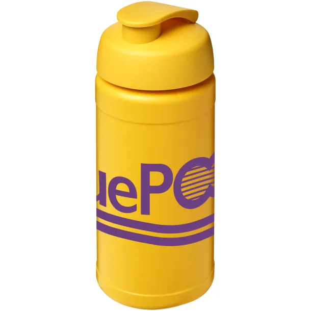 Baseline® Plus 500 ml flip lid sport bottle - Unbranded Yellow