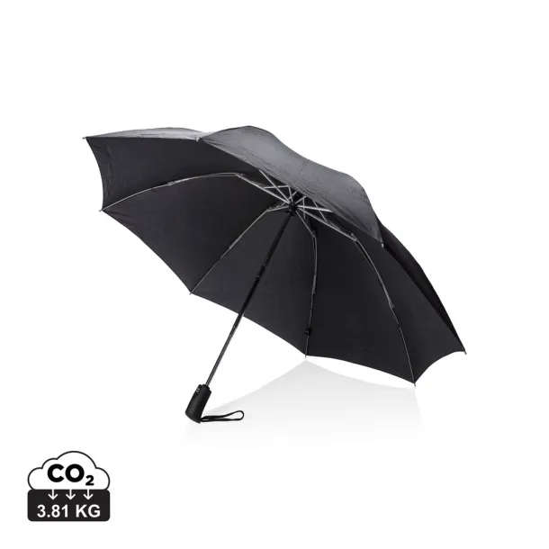  SP AWARE™ 23" foldable reversible auto open/close umbrella - Swiss Peak Black 