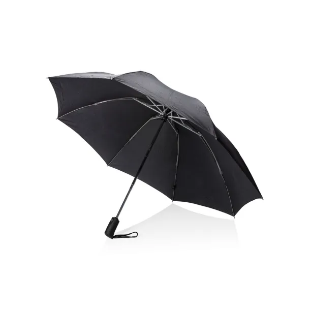  SP AWARE™ 23" foldable reversible auto open/close umbrella - Swiss Peak Black 