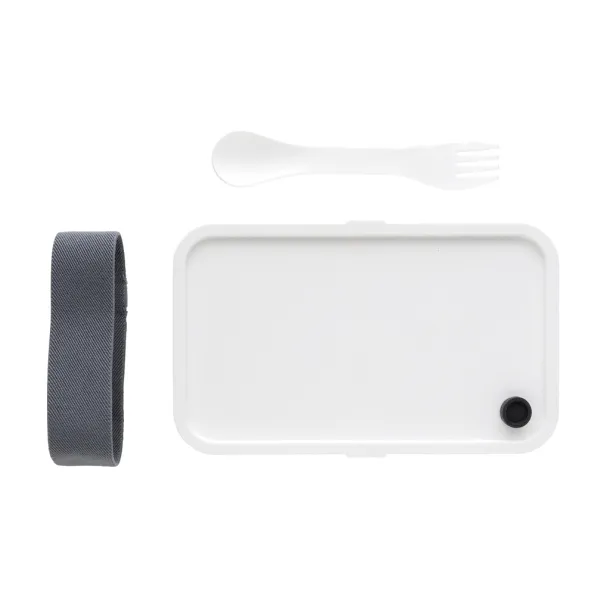  PP lunchbox with spork - XD Collection White 