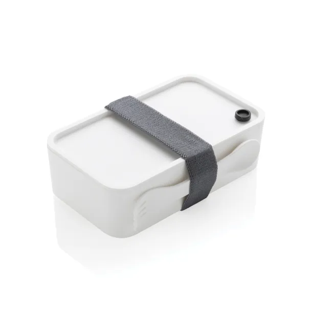  PP lunchbox with spork - XD Collection White 