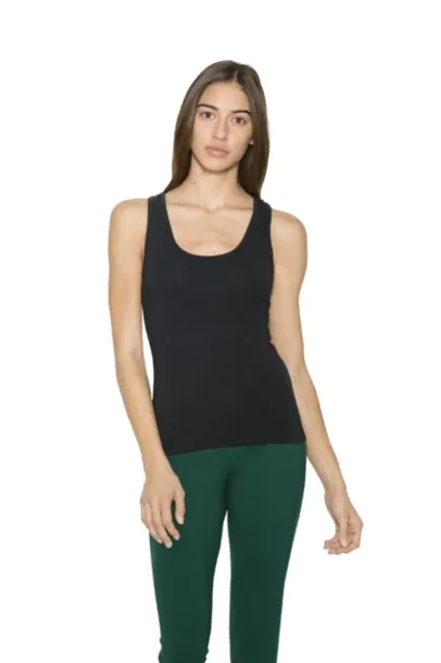  WOMEN'S COTTON SPANDEX TANK TOP - American Apparel Heather Grey