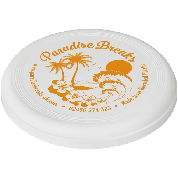 Crest recycled frisbee - Unbranded White