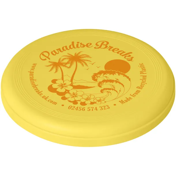 Crest recycled frisbee - Unbranded Yellow