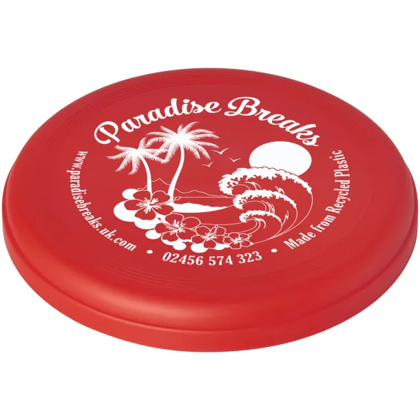 Crest recycled frisbee Red