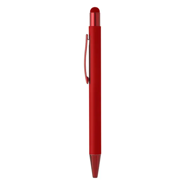 TITANIUM TOUCH COLOR Metal "touch" ball pen Red