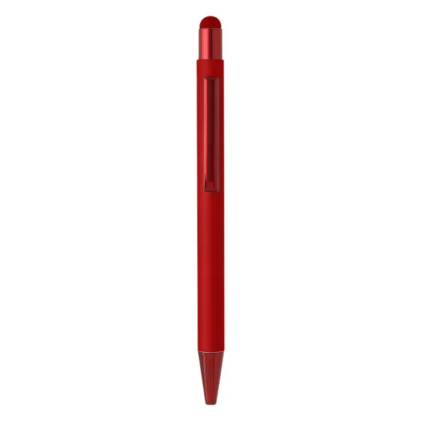 TITANIUM TOUCH COLOR Metal "touch" ball pen Red