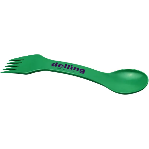 Epsy 3-in-1 spoon, fork, and knife Green