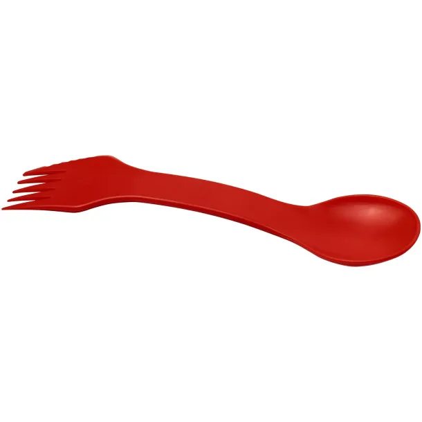 Epsy 3-in-1 spoon, fork, and knife - Unbranded Red