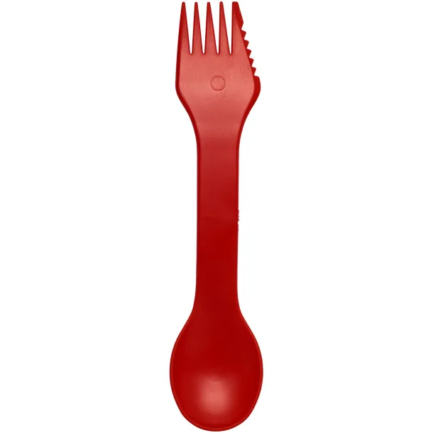 Epsy 3-in-1 spoon, fork, and knife - Unbranded Red