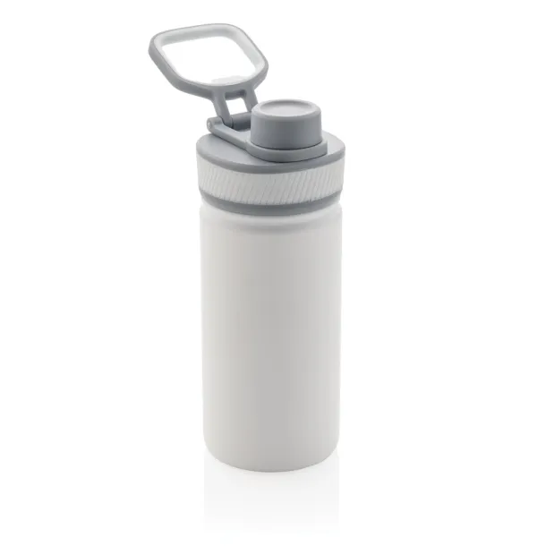  Vacuum stainless steel bottle with sports lid 550ml - XD Collection White Grey