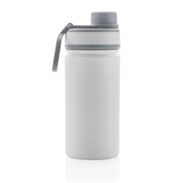  Vacuum stainless steel bottle with sports lid 550ml - XD Collection White Grey