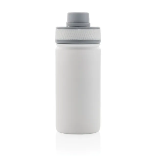  Vacuum stainless steel bottle with sports lid 550ml - XD Collection White Grey