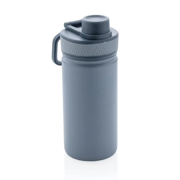  Vacuum stainless steel bottle with sports lid 550ml - XD Collection Blue Plava