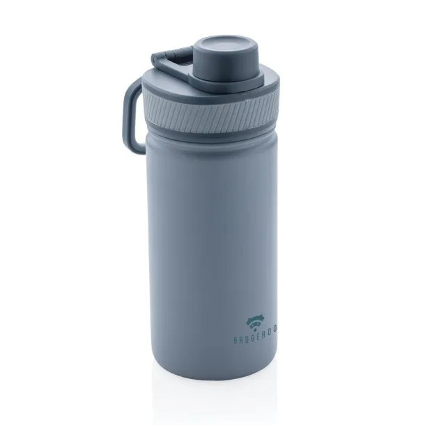  Vacuum stainless steel bottle with sports lid 550ml - XD Collection Blue 7546 C