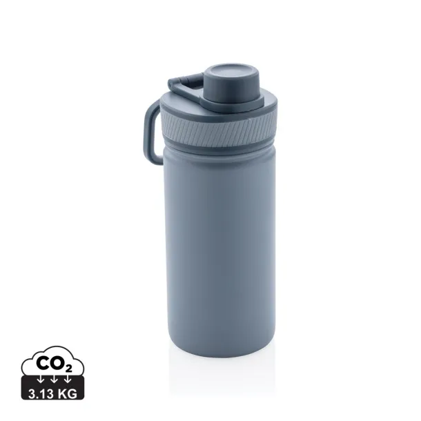  Vacuum stainless steel bottle with sports lid 550ml - XD Collection Blue Plava