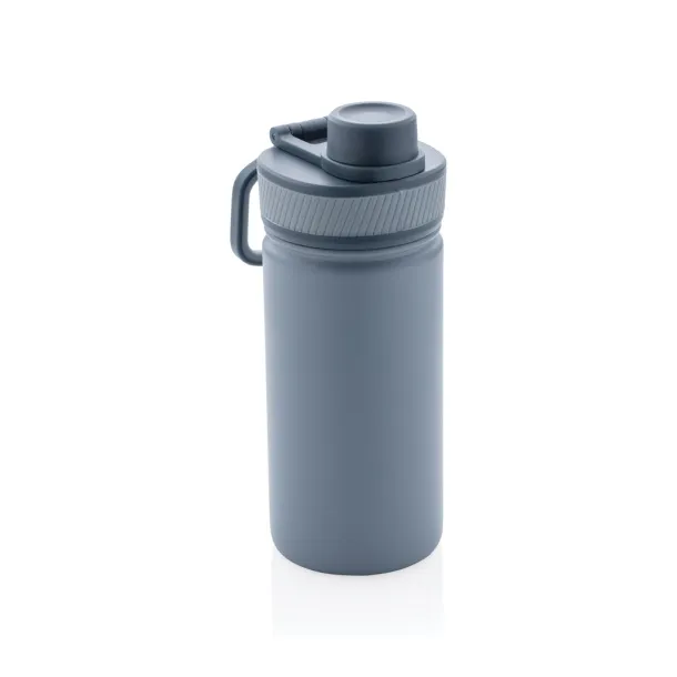  Vacuum stainless steel bottle with sports lid 550ml - XD Collection Blue Plava