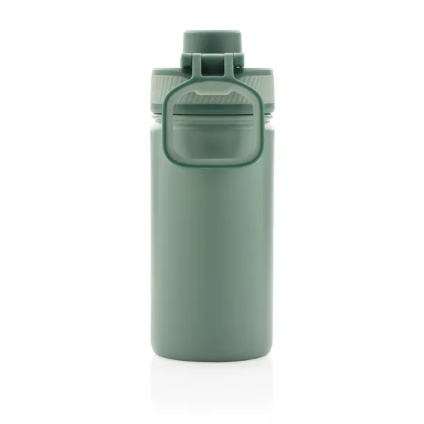  Vacuum stainless steel bottle with sports lid 550ml - XD Collection Green 5545