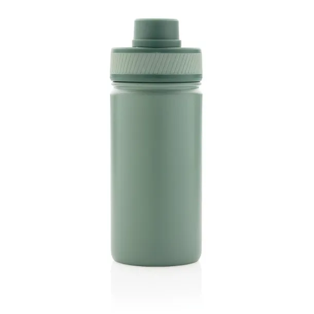  Vacuum stainless steel bottle with sports lid 550ml - XD Collection Green 5545