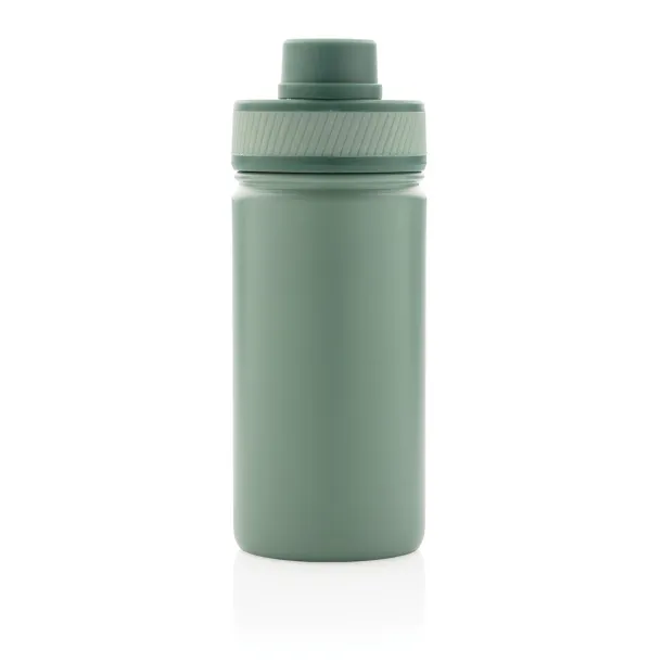  Vacuum stainless steel bottle with sports lid 550ml - XD Collection Green 5545