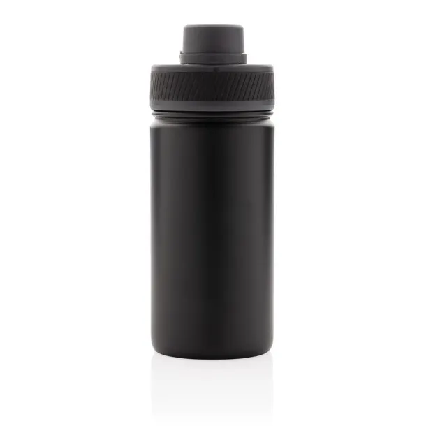  Vacuum stainless steel bottle with sports lid 550ml - XD Collection Black