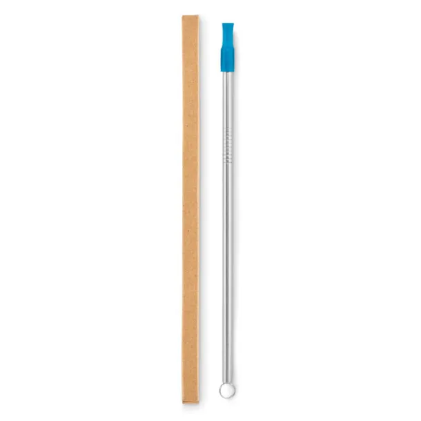 NOZZ Straw and brush set Turquoise