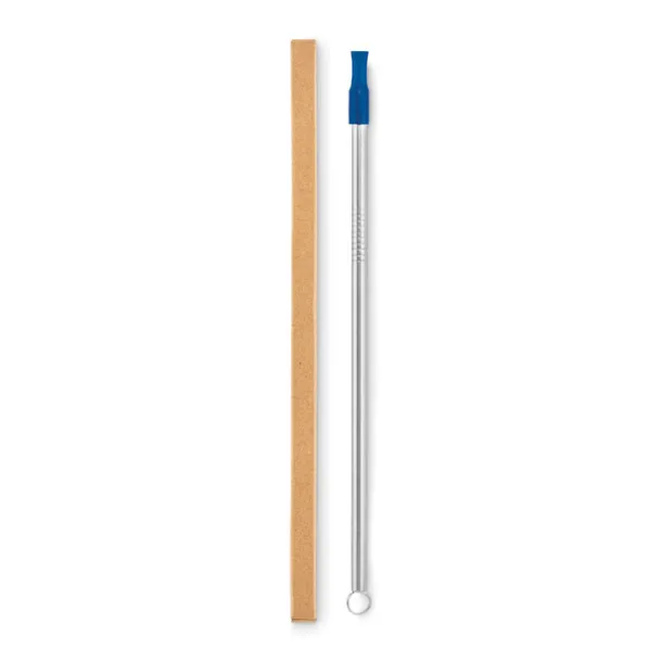 NOZZ Straw and brush set Royal blue