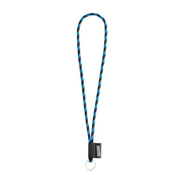  Lanyard Tube Long Set I Black Royal blue