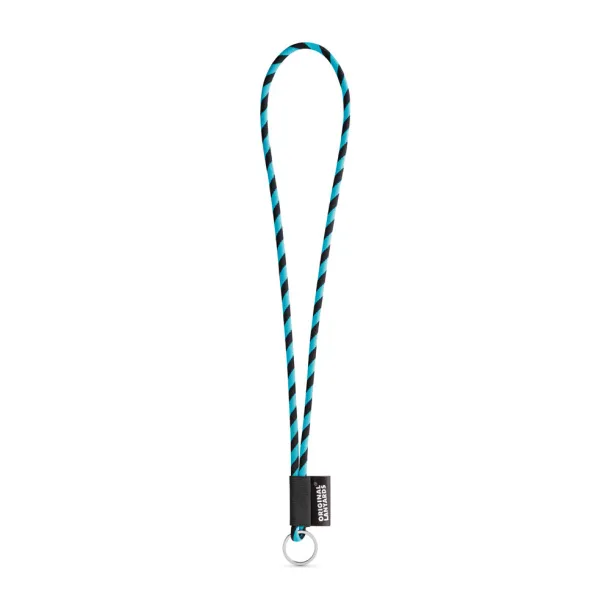  Lanyard Tube Long Set I Black Light blue