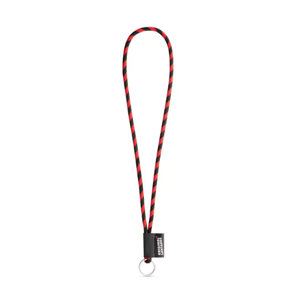  Lanyard Tube Long Set I Black Red