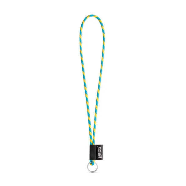  Lanyard Tube Long Set I Yellow Light blue